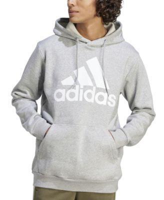 Mens adidas Essential Big Logo Fleece Hoodie Product Image