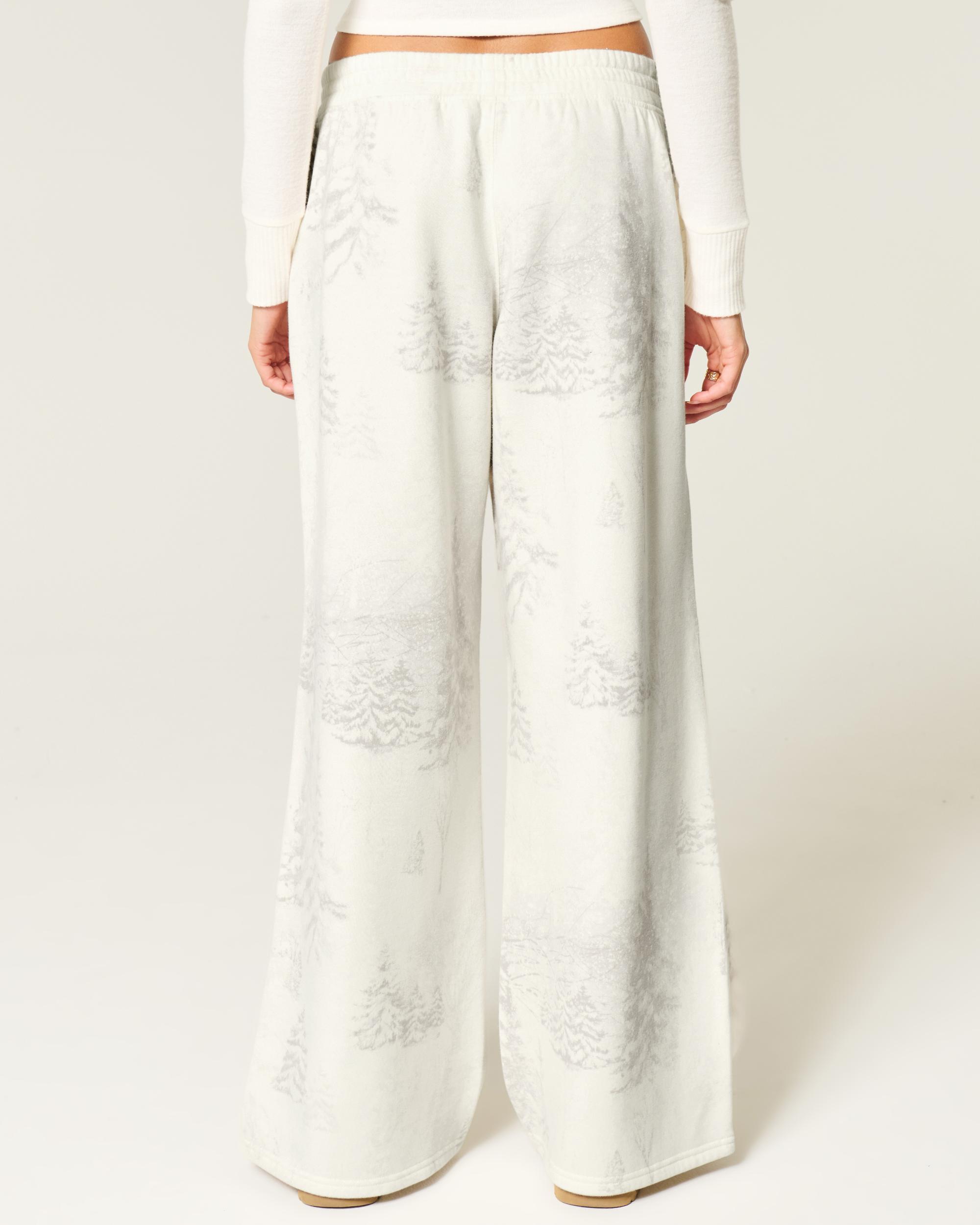 Scenic Print Baggy Sweatpants Product Image