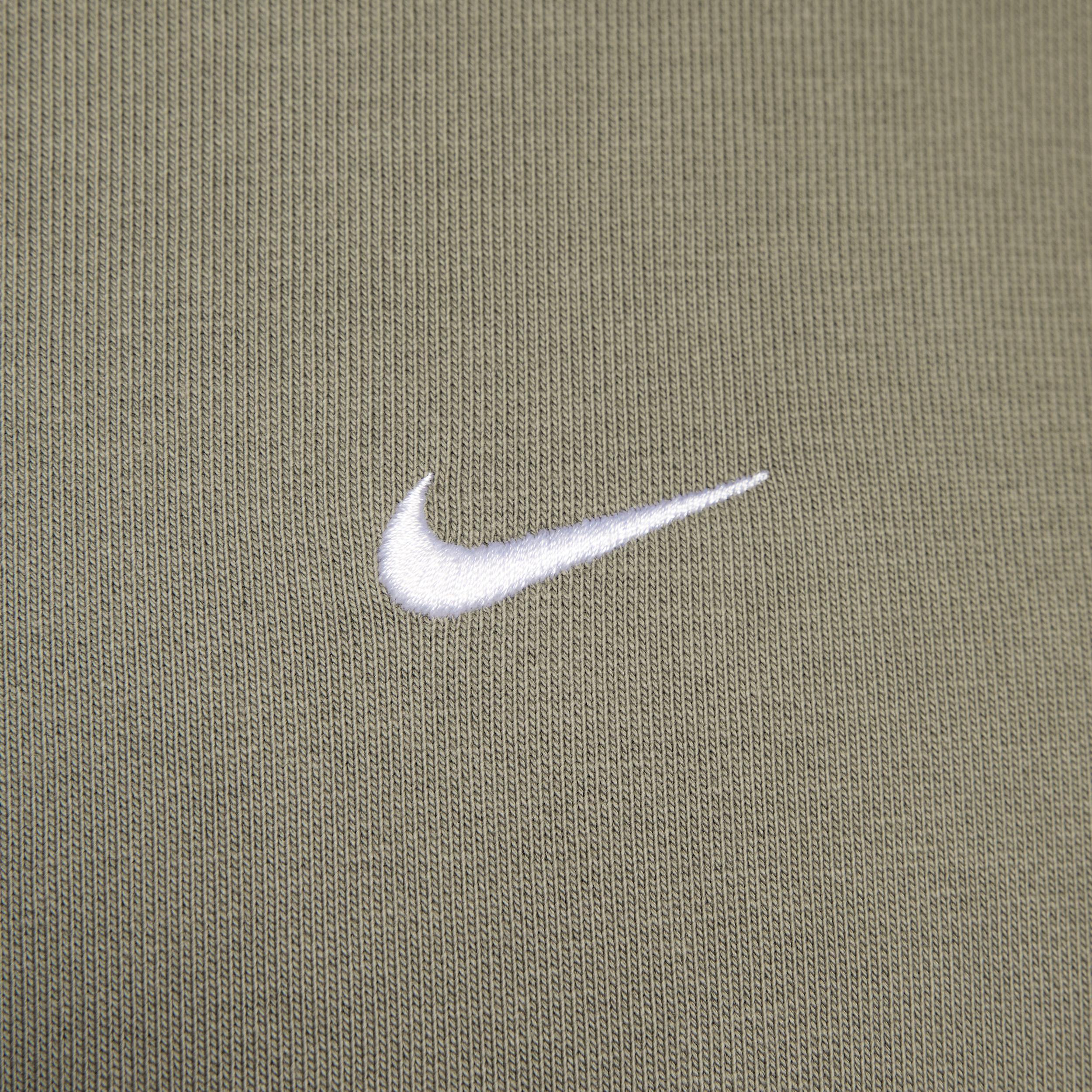 Nike Mens Solo Swoosh Fleece Pullover Hoodie | DX1355-320 Product Image