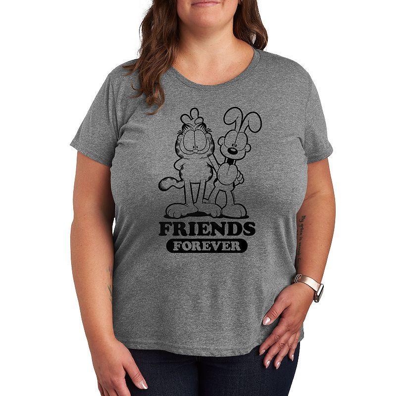 Plus Garfield Friends Forever Graphic Tee, Women's,  Product Image