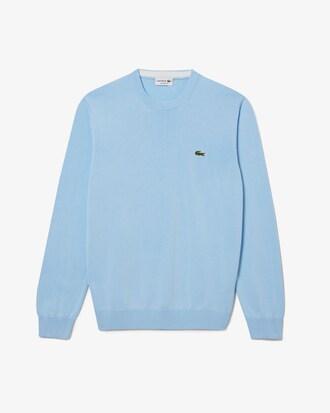 Monochrome Crew Neck Cotton Sweater Product Image