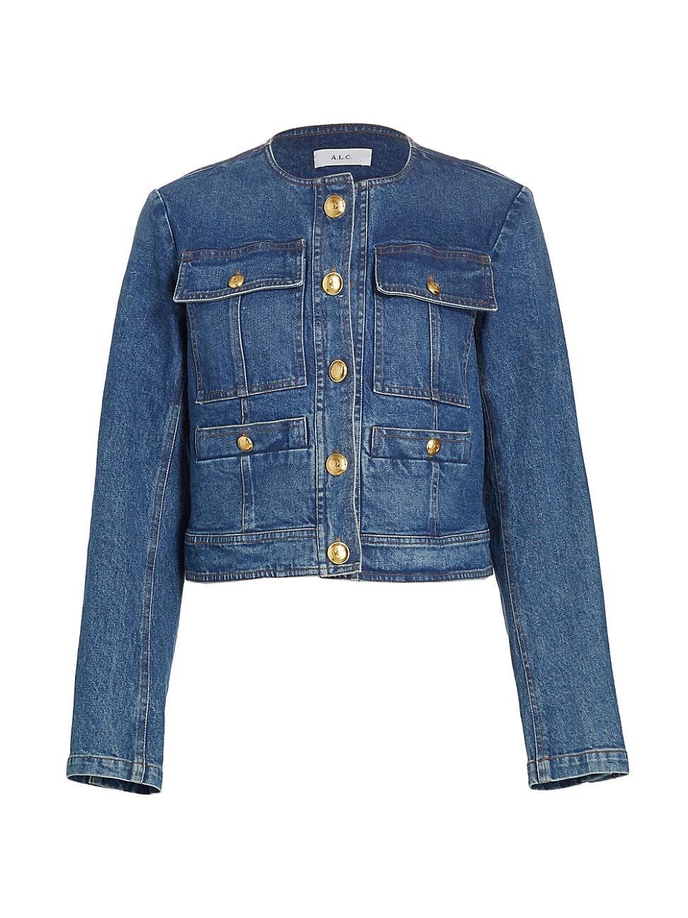 Womens Cleo Denim Jacket Product Image