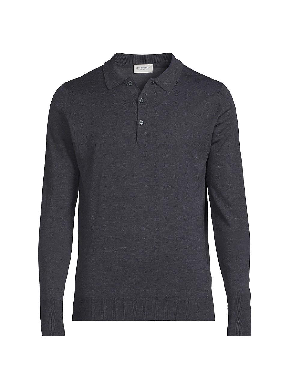 Mens Cotswold Merino Wool Polo Shirt Product Image