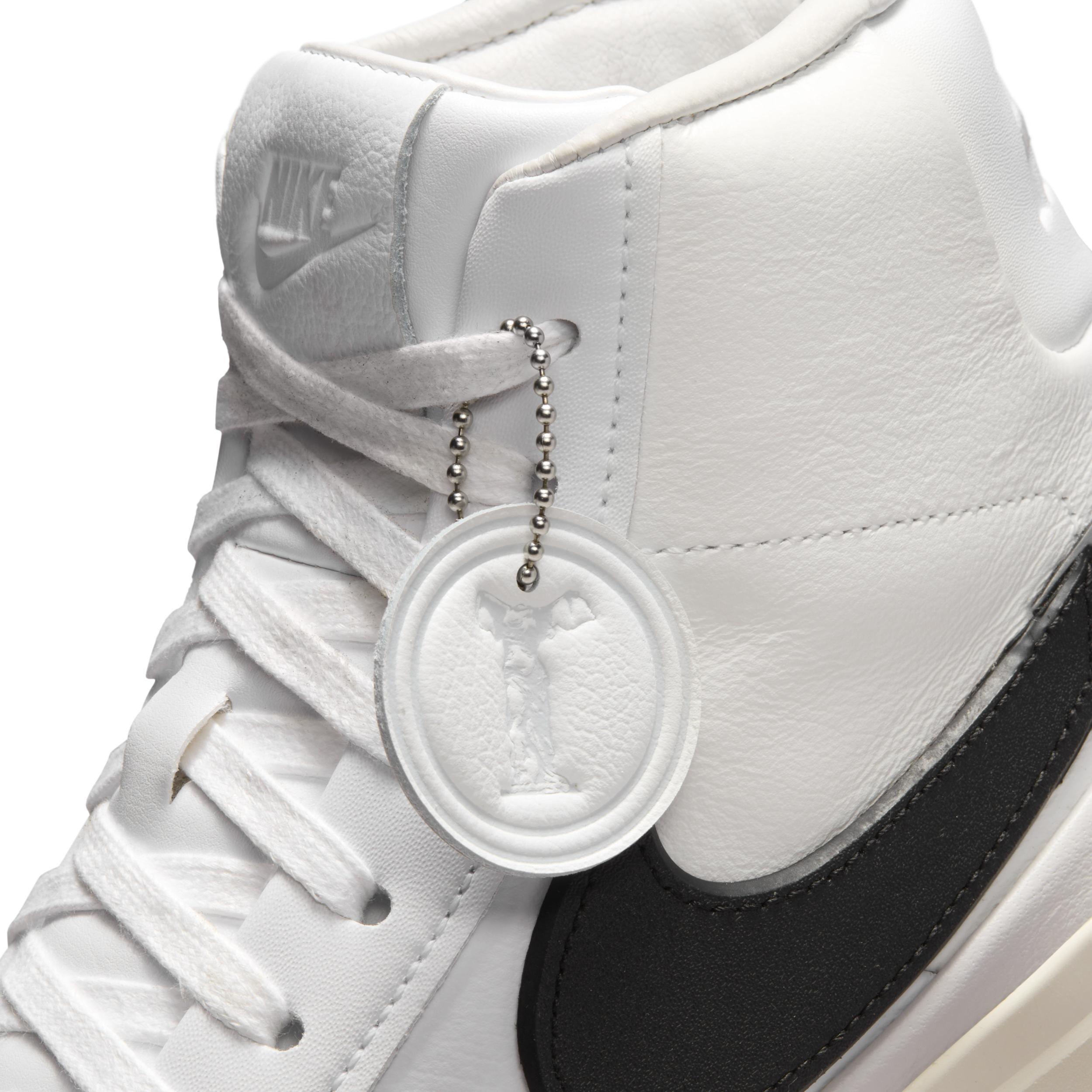 NIKE Blazer Phantom Sneaker Mid In White  Black  Summit White  & Phantom Product Image