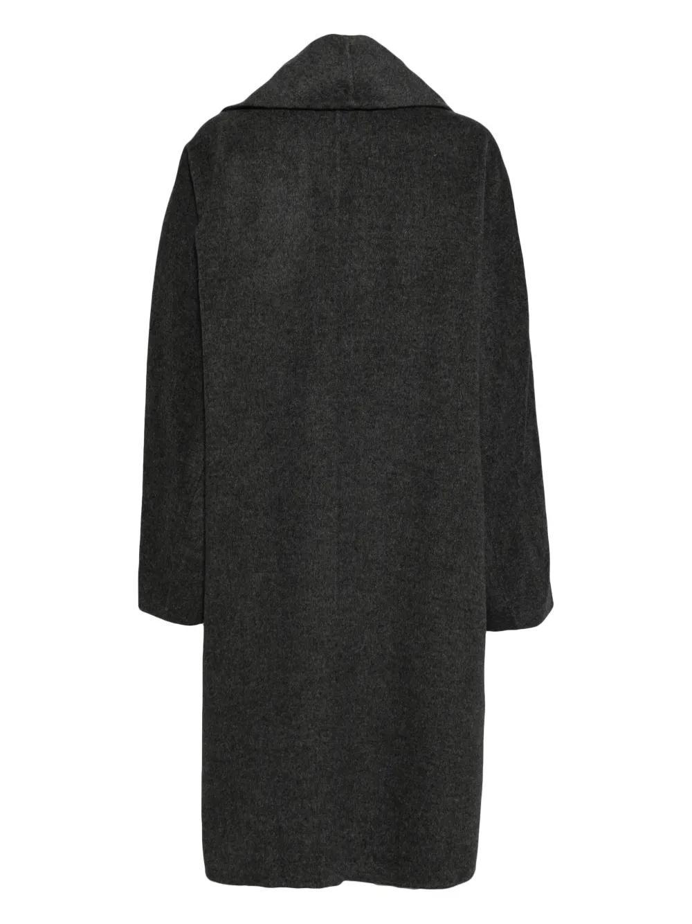 pleated wool coat Product Image