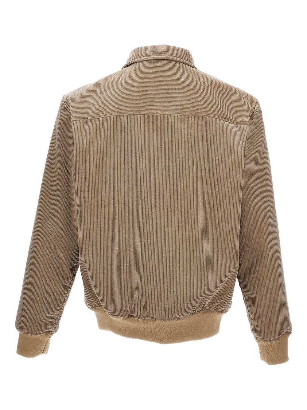 corduroy zip-fastening jacket Product Image