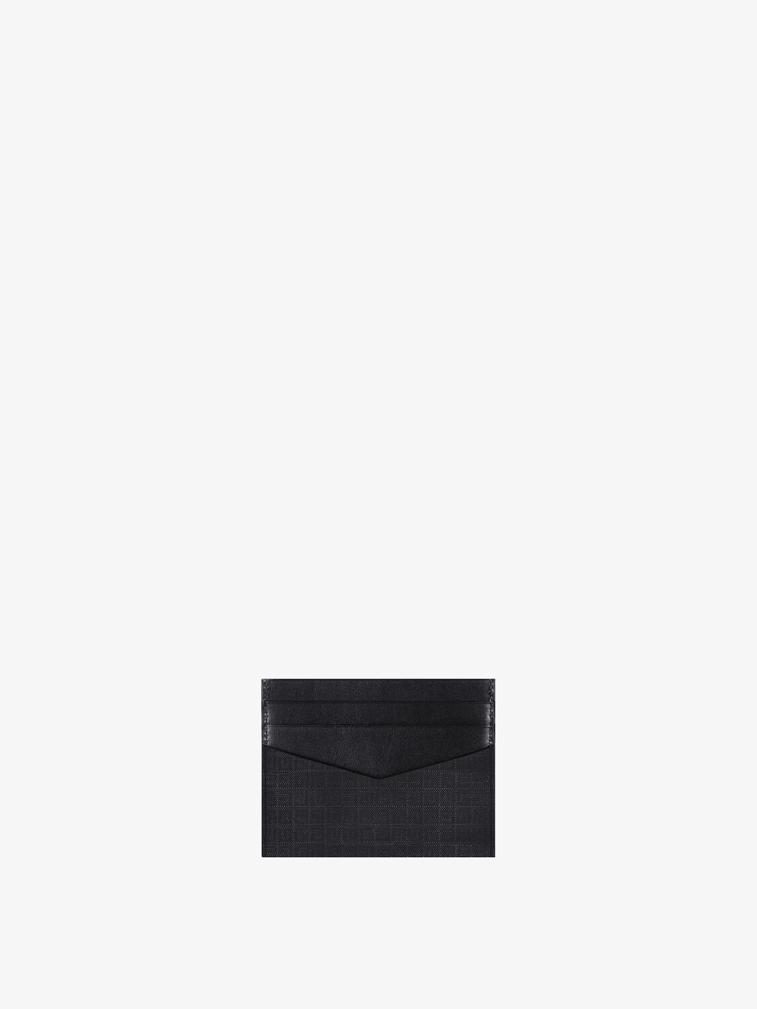 Card holder in 4G nylon - black Product Image