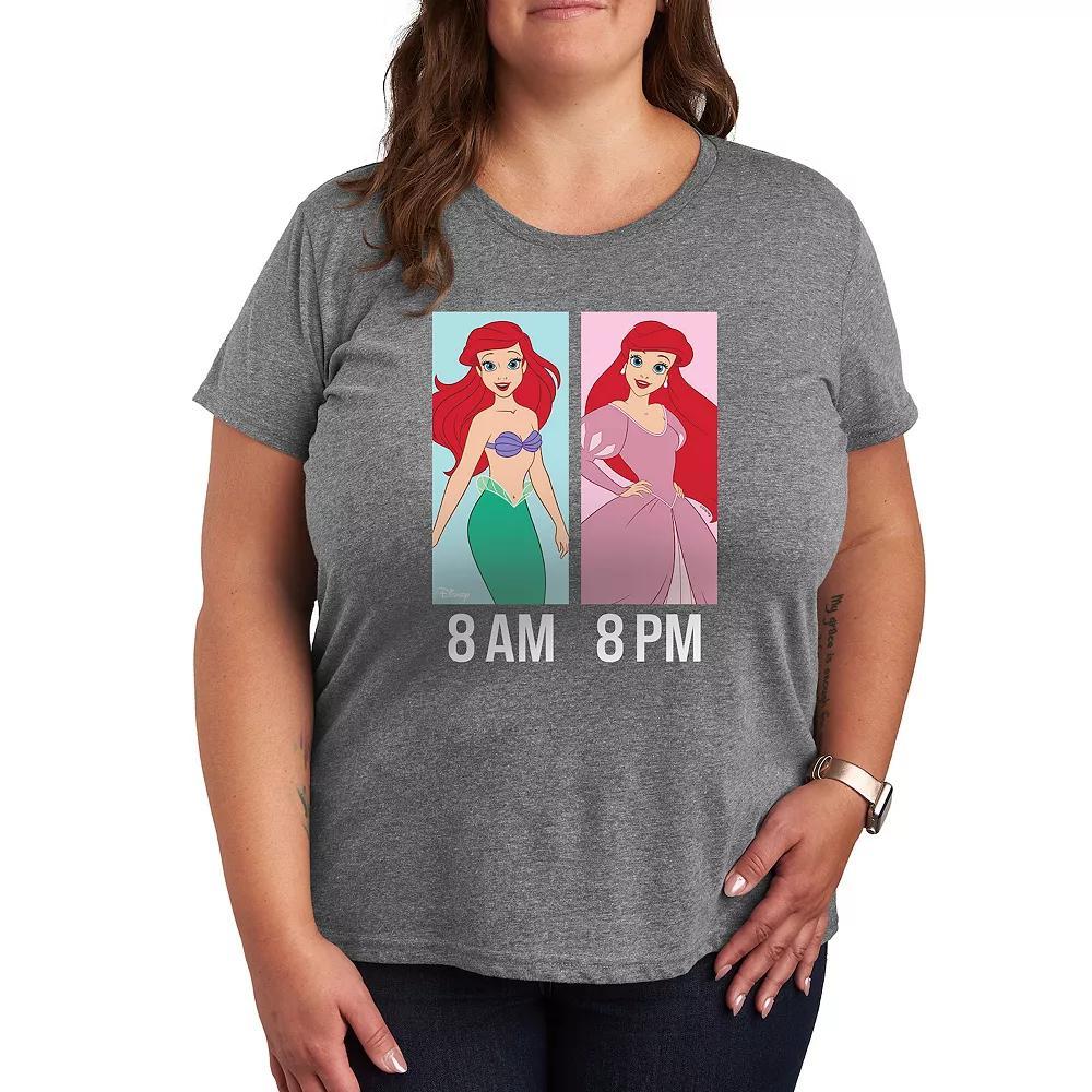 Disney Princess Ariel Plus AM to PM Graphic Tee, Women's,  Product Image