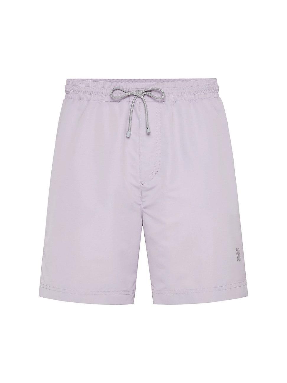 Mens Solid Swim Trunks Product Image