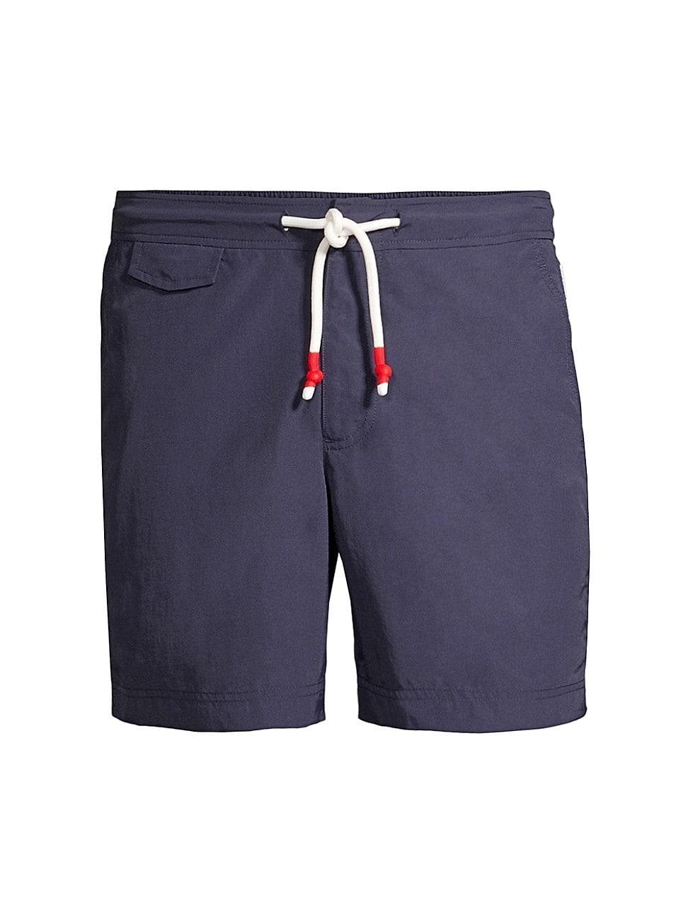 Mens Drawstring Mid-Length Swim Shorts Product Image