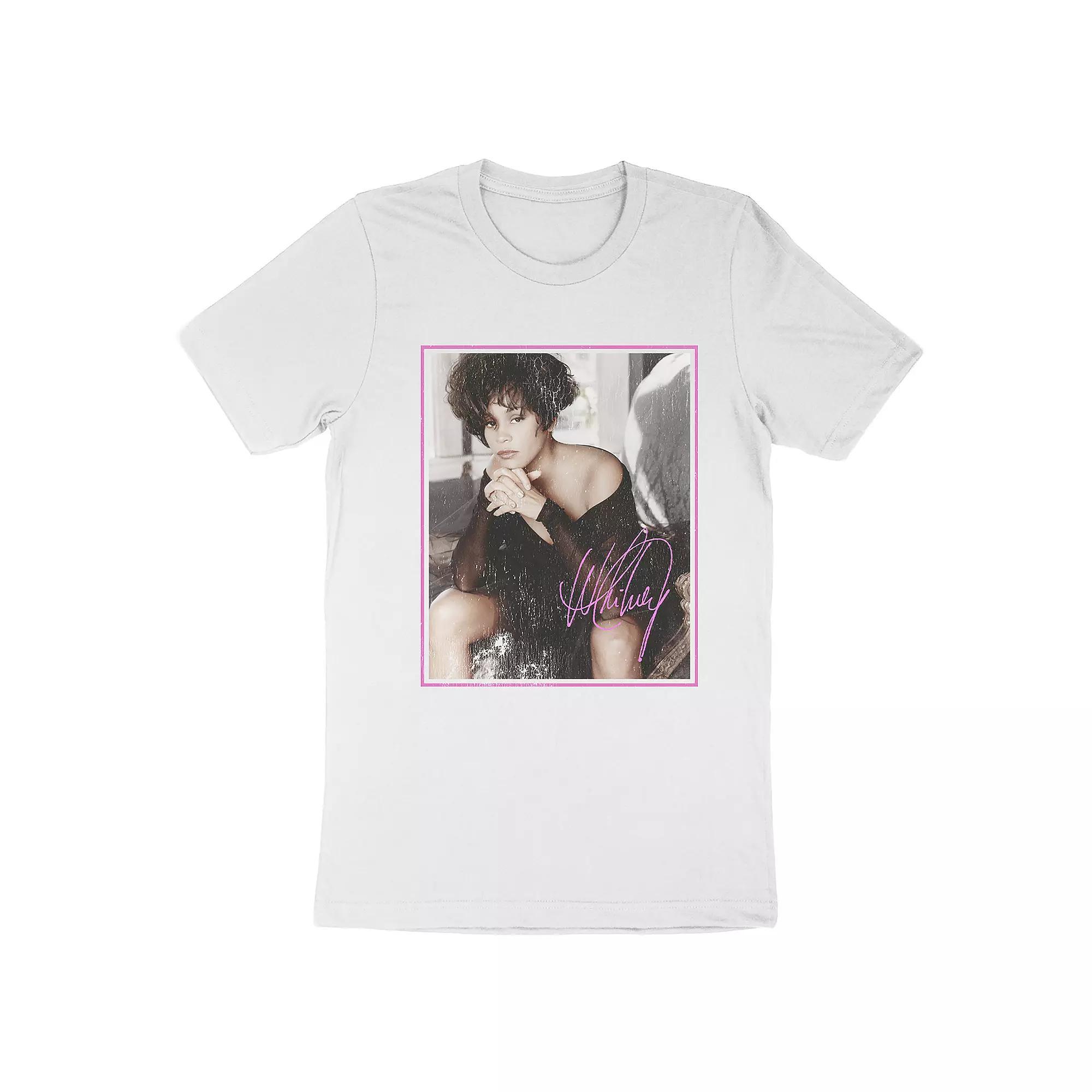 Men's Whitney Houston Tee, Size: XXL, White Product Image