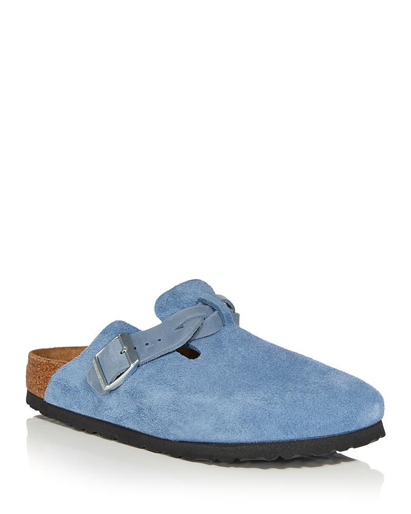 Birkenstock Womens Boston Braided Suede Clog Womens at Urban Outfitters Product Image