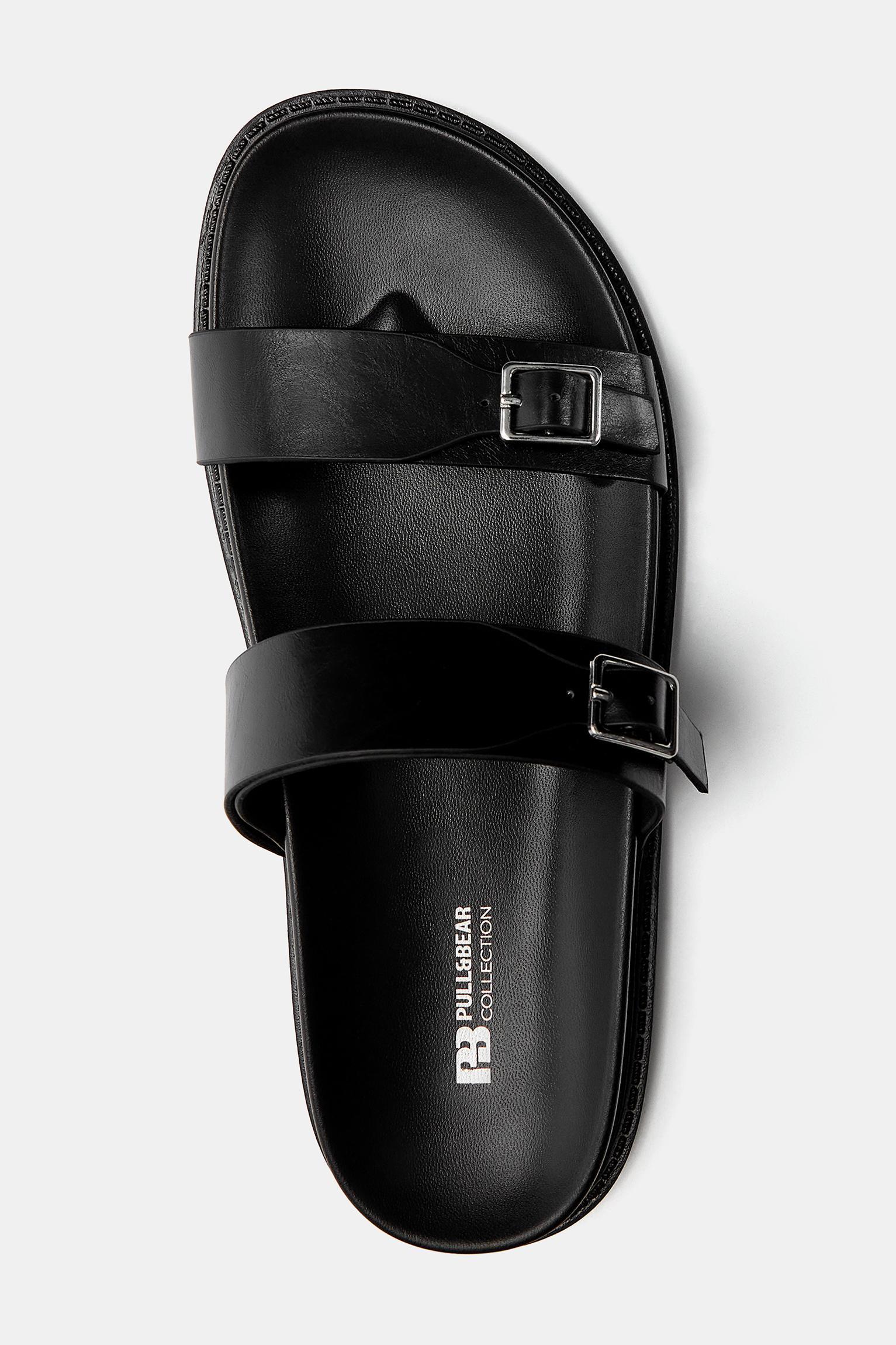 Flat sandals with straps Product Image