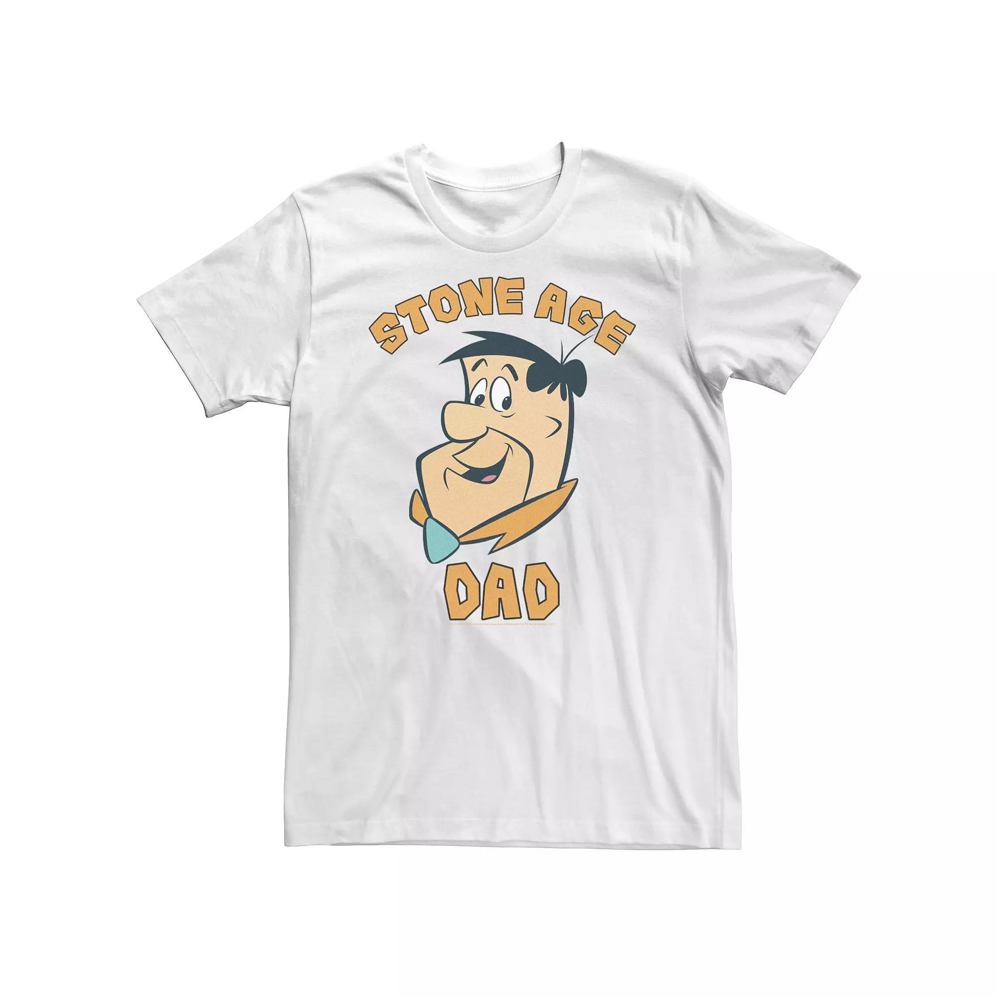 Big & Tall The Flintstones Fred Flintstone Stone Age Dad Tee, Men's,  Product Image
