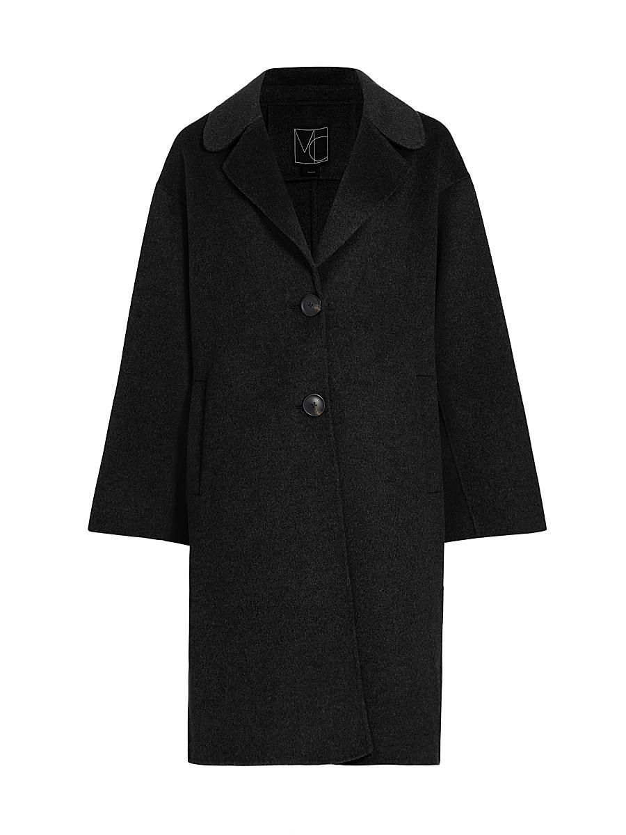 Womens Kelly Long Wool Cocoon Coat Product Image