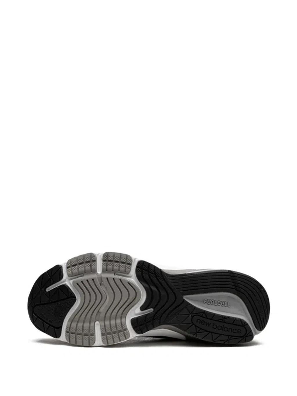 NEW BALANCE Printed Suede Mesh Sneakers With Cushioned Sole In White Product Image