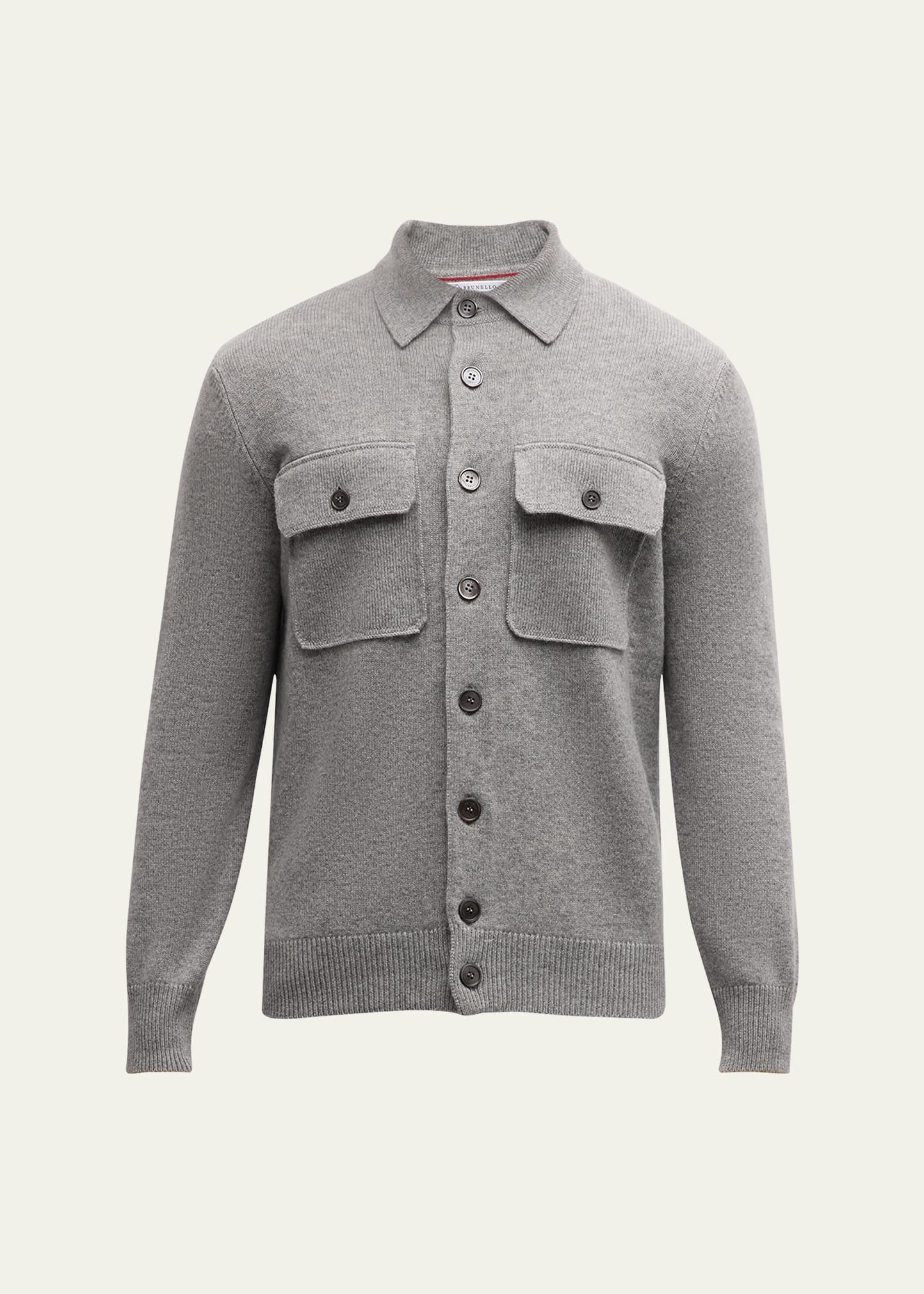 Mens Cashmere Overshirt Product Image