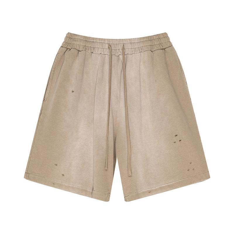 Vintage Washed Ripped Shorts Product Image
