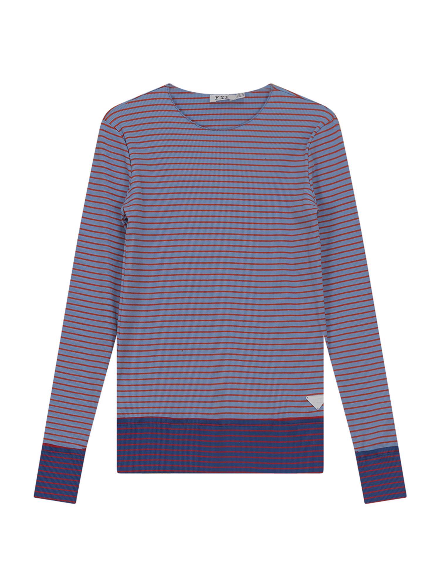 FYI Striped Crewneck Top Product Image