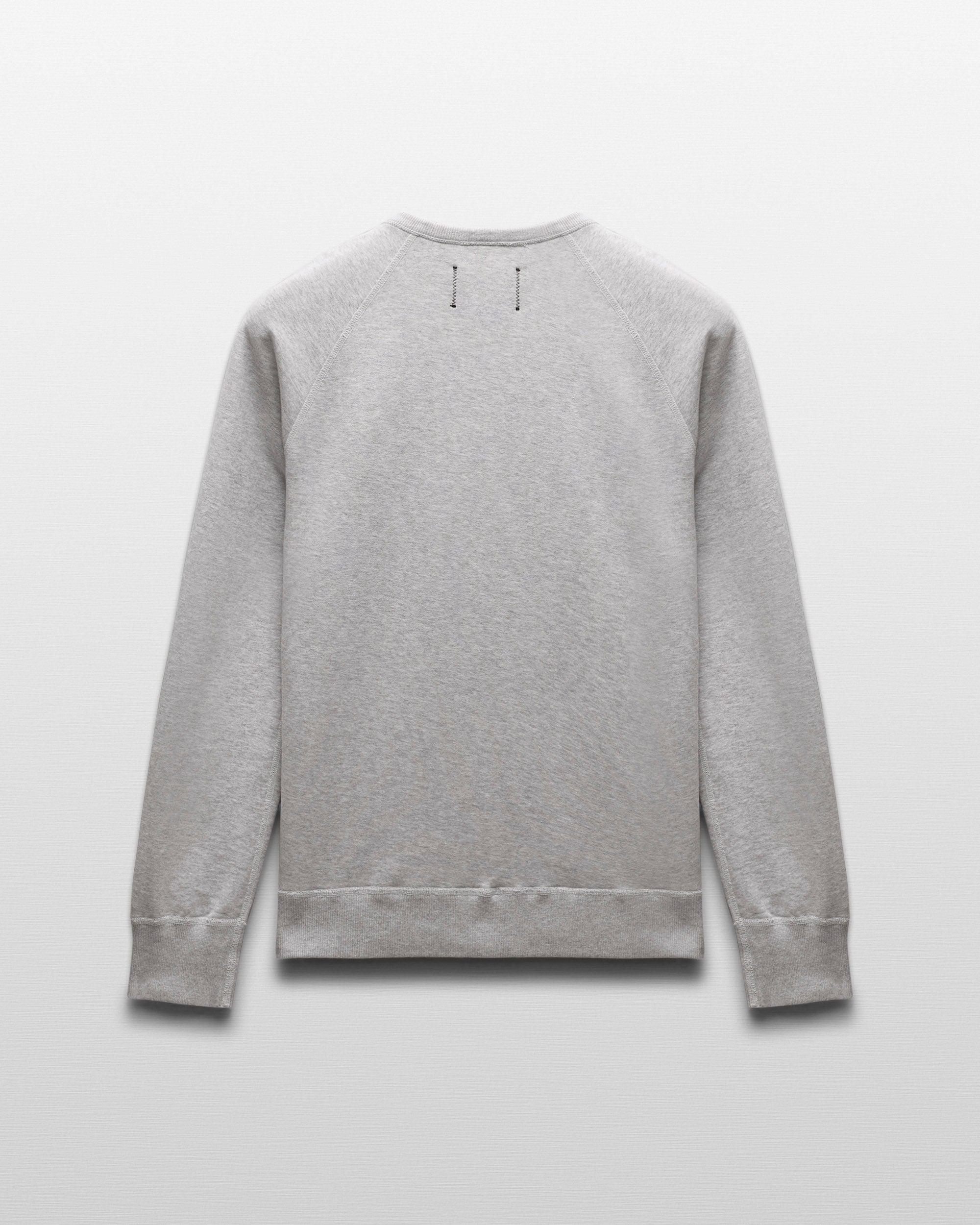 Midweight Terry Slim Crewneck - Vault Male Product Image