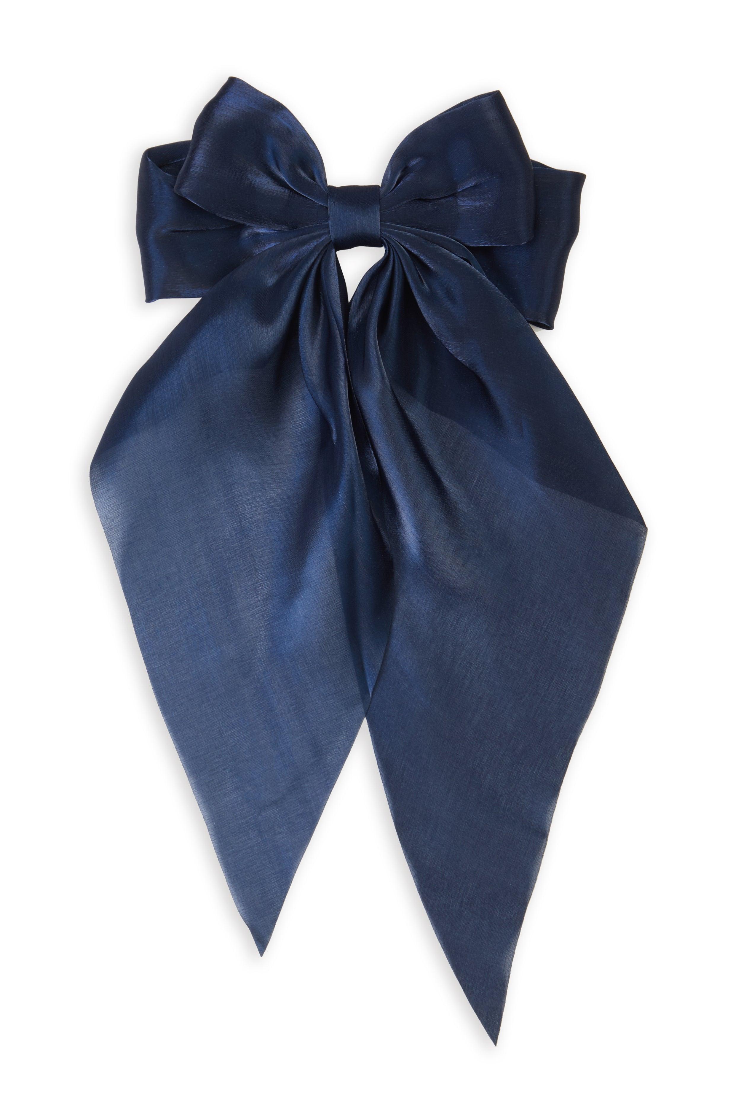 Womens Chiffon Bow Hair Clip Product Image