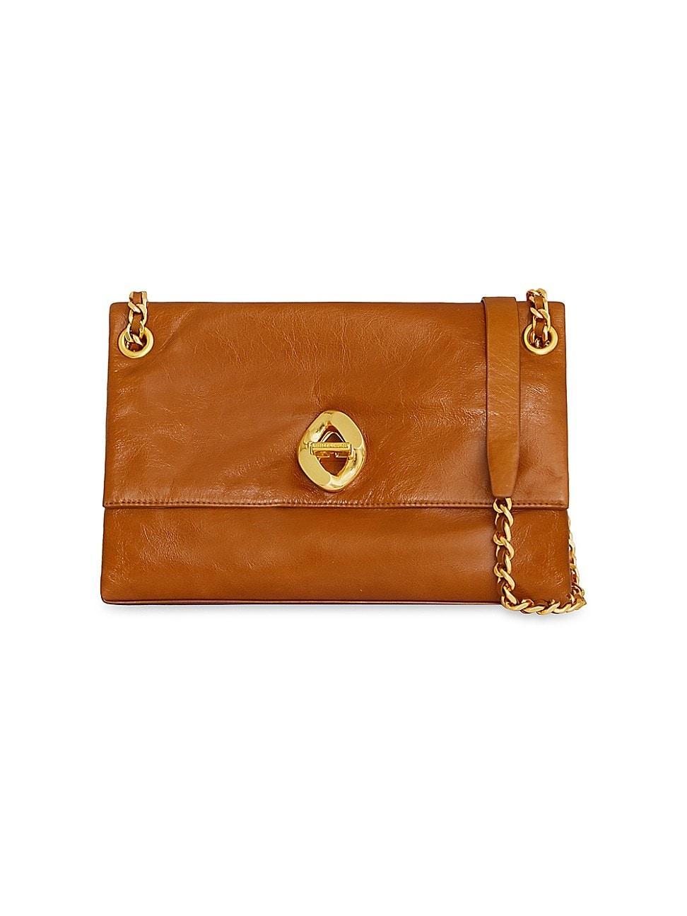 Womens G Leather Crossbody Bag Product Image