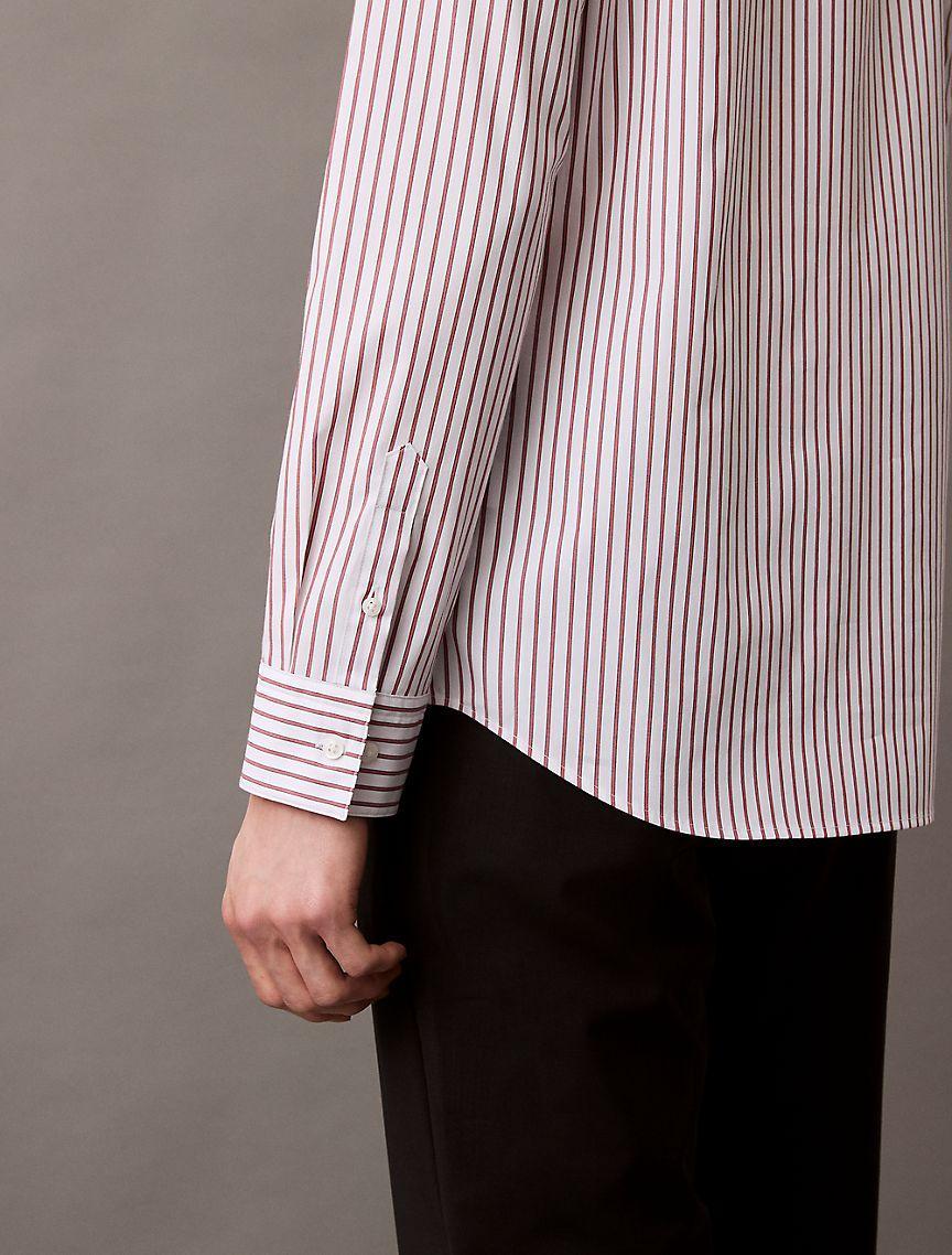 Tech Cotton Slim Button Down Shirt Product Image