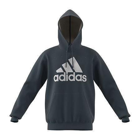 Mens adidas Essential Big Logo Fleece Hoodie Product Image