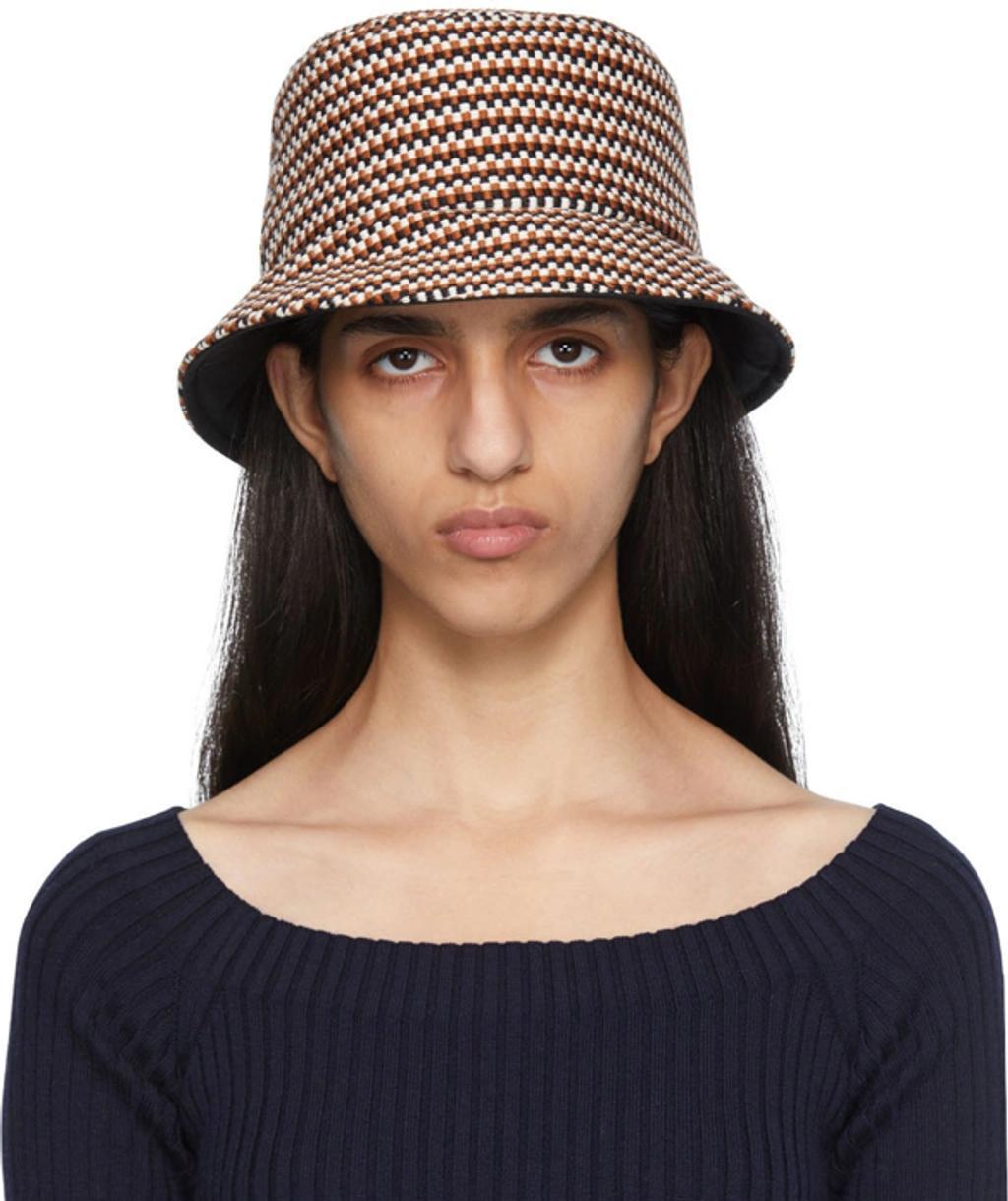 CHLOÉ Meril Woven Cotton Bucket Hat In Multi Product Image