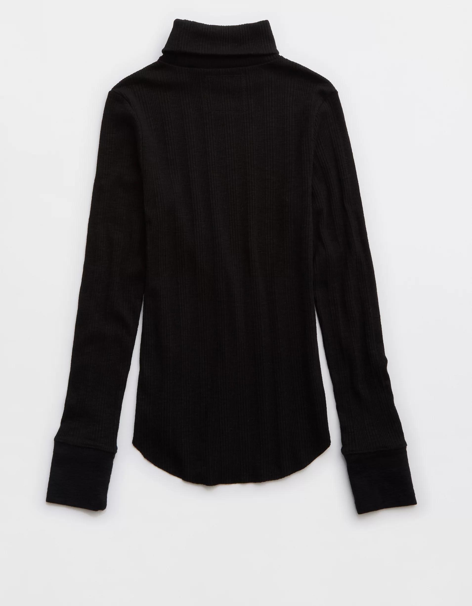 Aerie Essential Turtleneck Layering T-Shirt Product Image