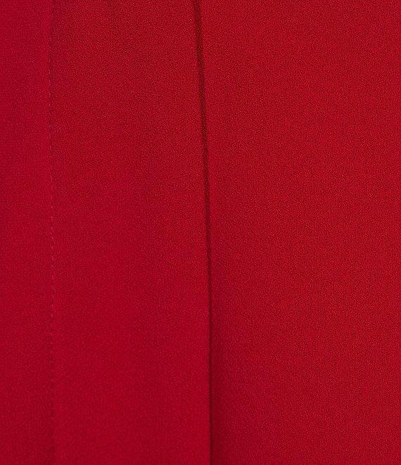 A Loves A Woven Suiting High Rise Coin Pocket Pleated Front Point Hem Pants Product Image