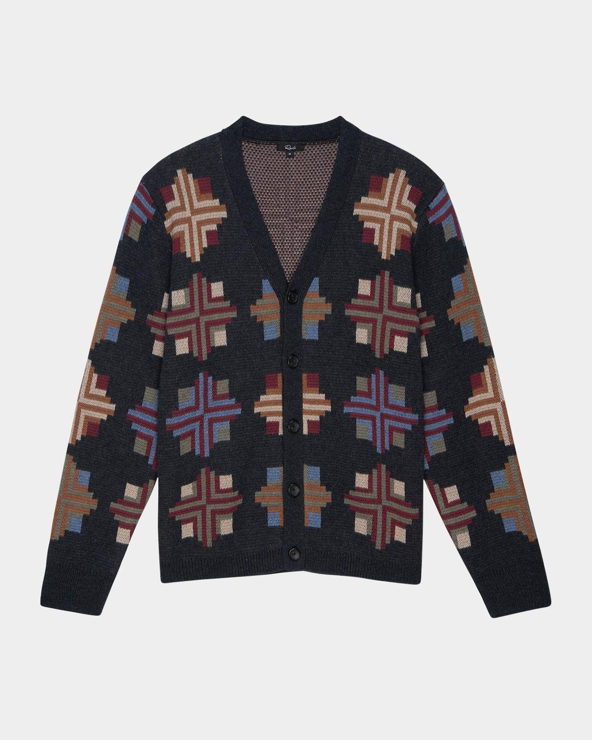 Mens Taos Jacquard Cardigan Product Image