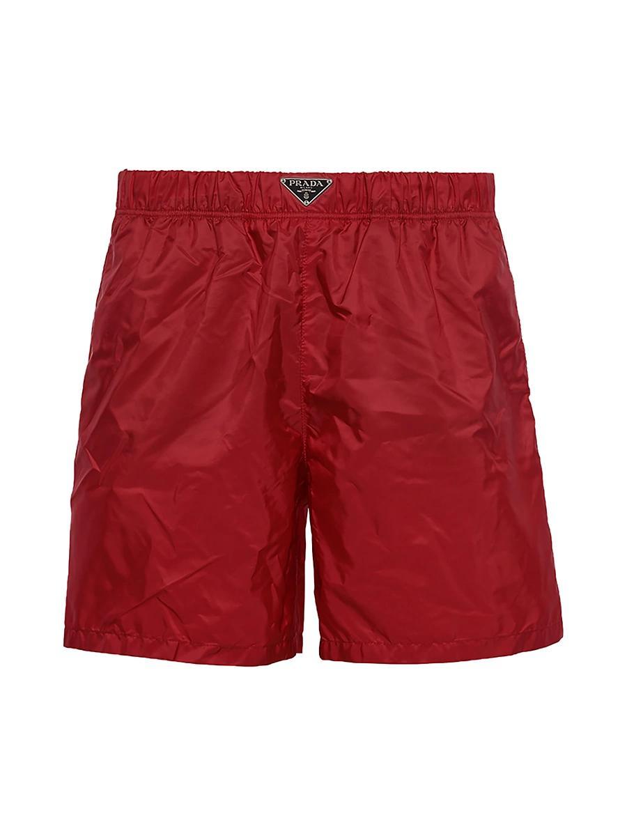 Mens Triangle Logo Swim Trunks Product Image