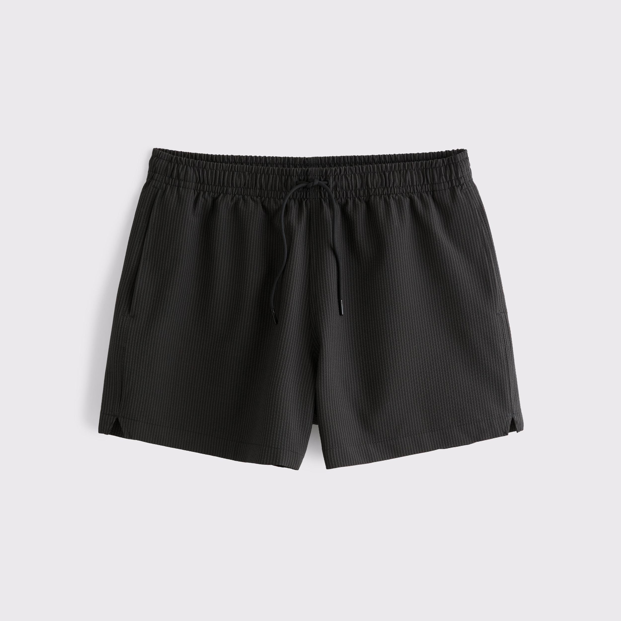 Pull-On Micro-Seersucker Swim Trunk Product Image