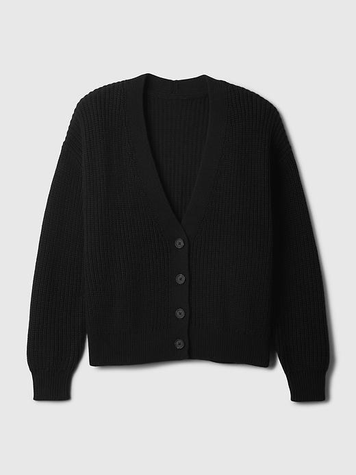 Shaker-Stitch Cardigan Product Image