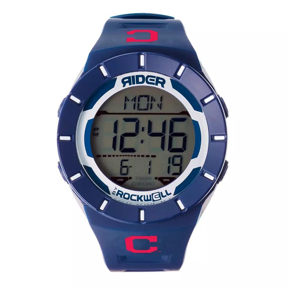 Men's Rockwell Cleveland Indians Coliseum Digital Watch, Blue Product Image