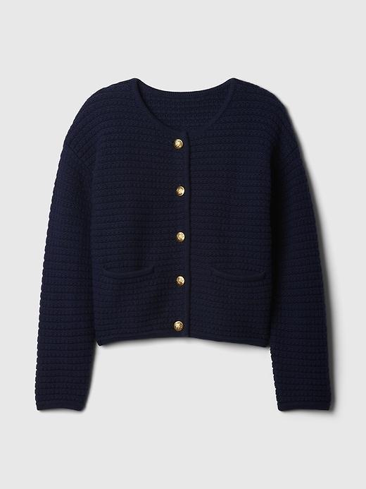 Textured Sweater Jacket Product Image