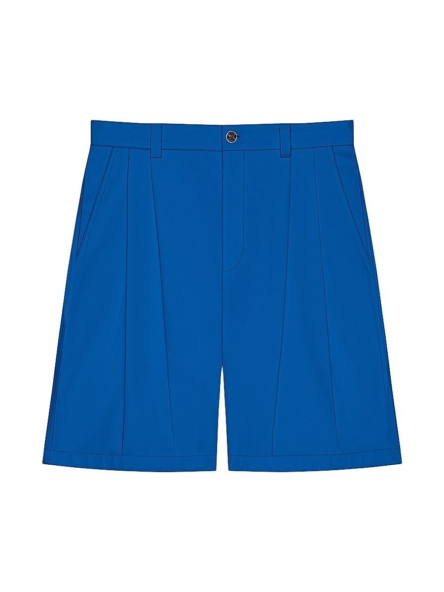 Mens Two-Pleated Bermuda Shorts in Cotton Product Image