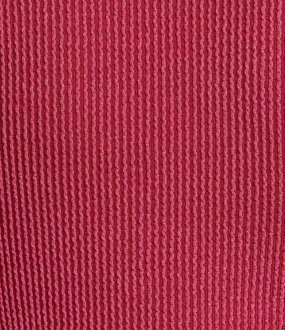 Moa Moa Long Sleeves V-Neck Urban Rib Top Product Image