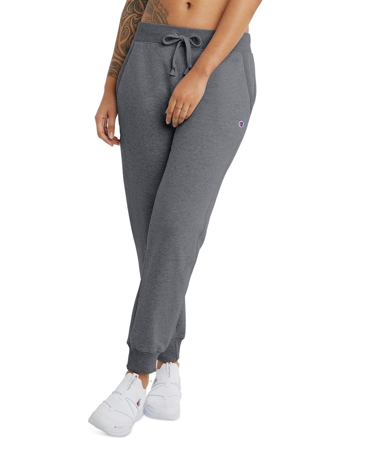 Womens Champion Powerblend Joggers, 29 Antique Blue XL Product Image