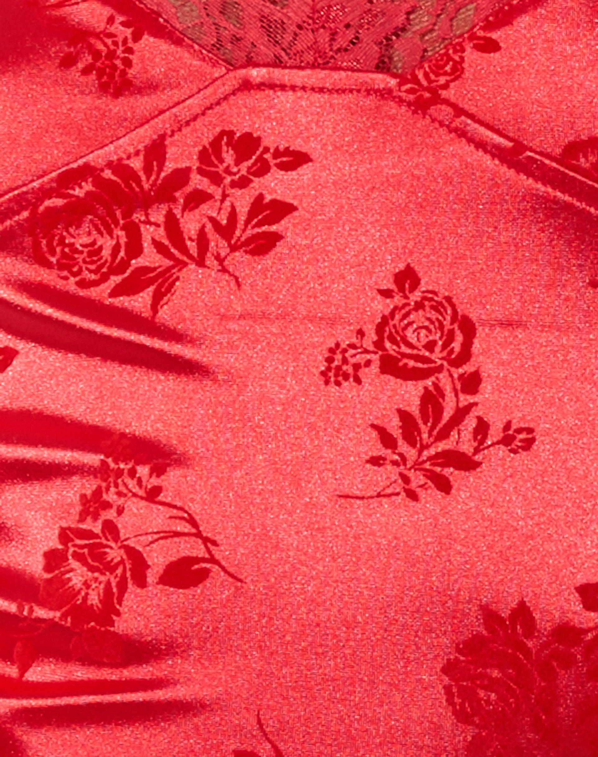 Ekana Crop Top in Rose Flock Red Product Image