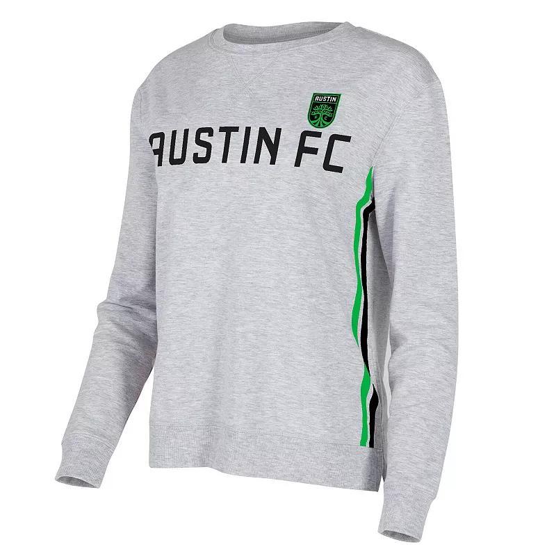 Womens Concepts Sport Gray Austin FC Cedar Tri-Blend Long Sleeve T-Shirt Product Image