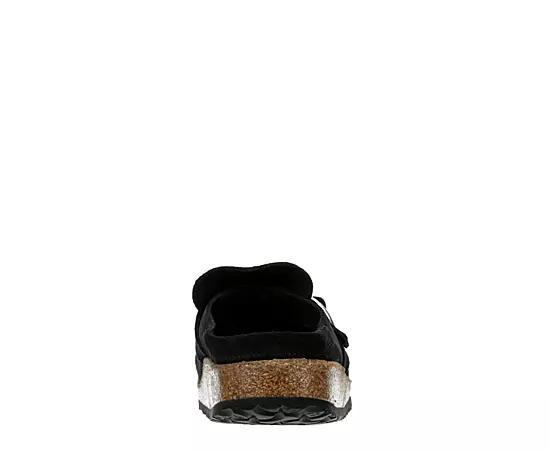 Birkenstock Womens Buckley Suede Buckle Clogs Product Image