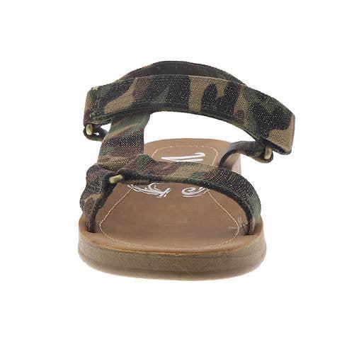 0079   Tina Strappy Casual Camo Sandals Product Image