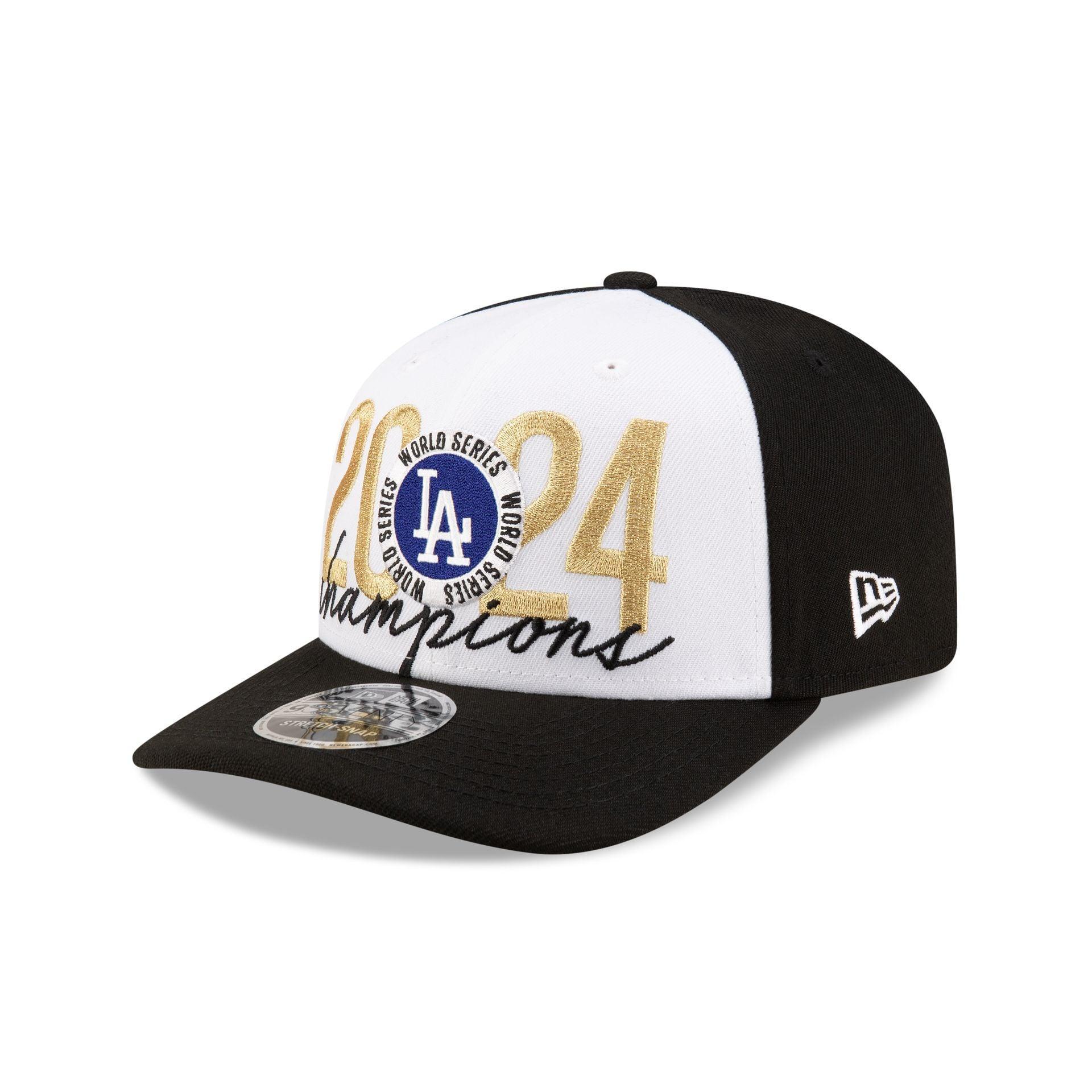 Los Angeles Dodgers 2024 World Series Champions Locker Room 9SEVENTY Stretch-Snap Hat Male Product Image