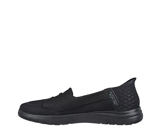 Skechers Hands Free Slip-ins™ On-the-GO® Flex Top Notch Women's Shoes, Size: 6, Black Product Image