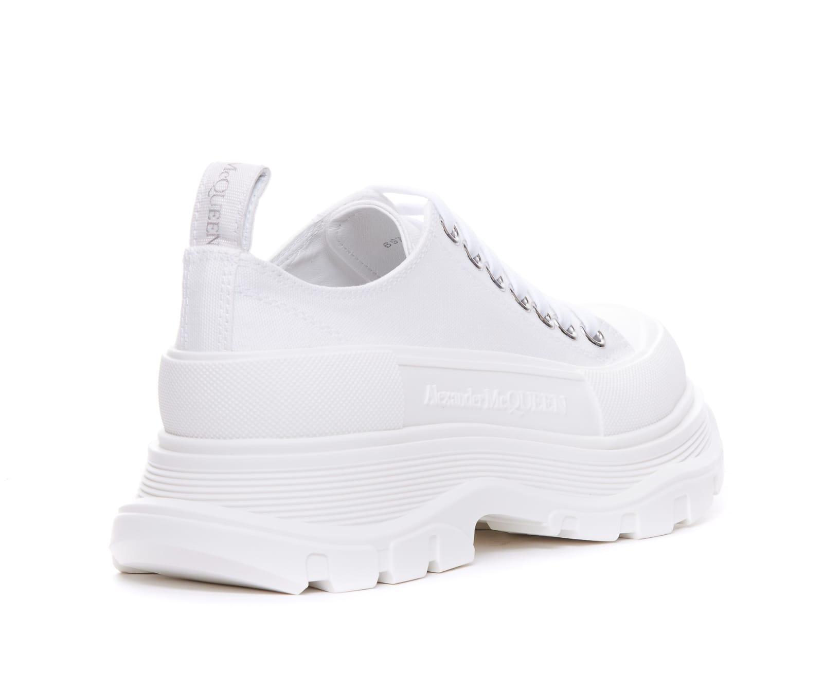 ALEXANDER MCQUEEN Woman Sneakers White Size 8 Textile Fibers Product Image