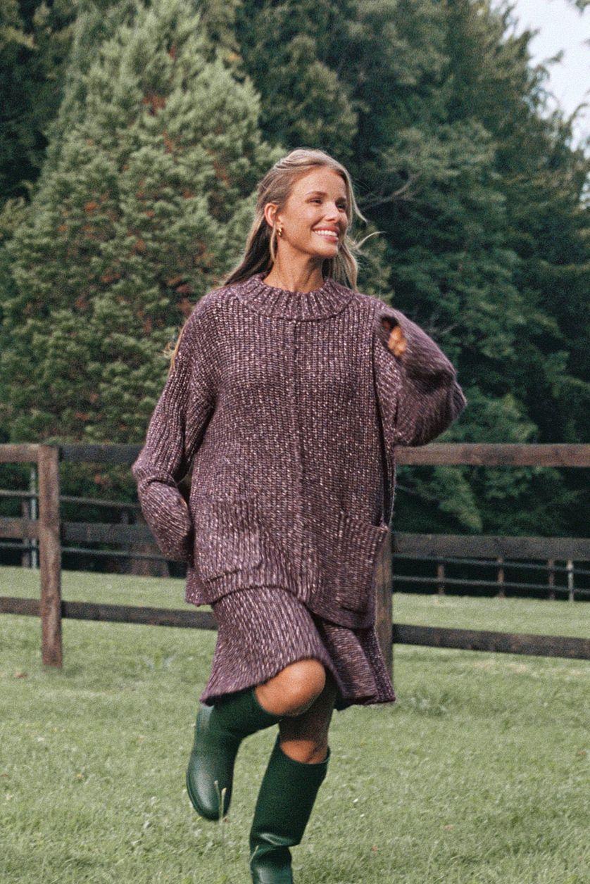 Knitted Midi Skirt Product Image