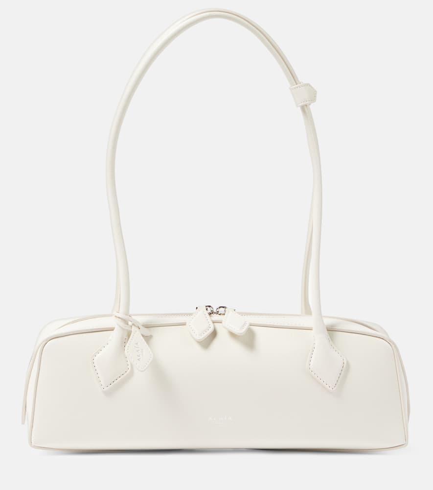 Le Teckel Shoulder Bag In Leather In White Product Image