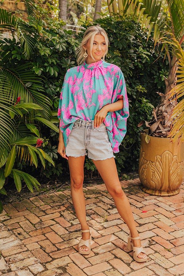 Just USA Nayeli High Waist Frayed Shorts Product Image